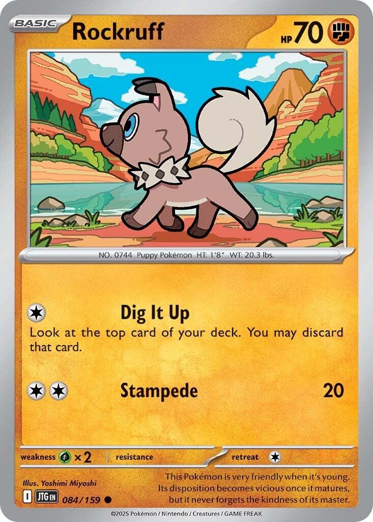 Rockruff (084/159) [Scarlet & Violet: Journey Together] | L.A. Mood Comics and Games