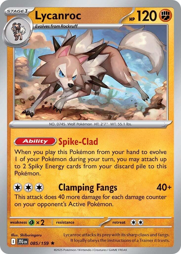 Lycanroc (085/159) [Scarlet & Violet: Journey Together] | L.A. Mood Comics and Games