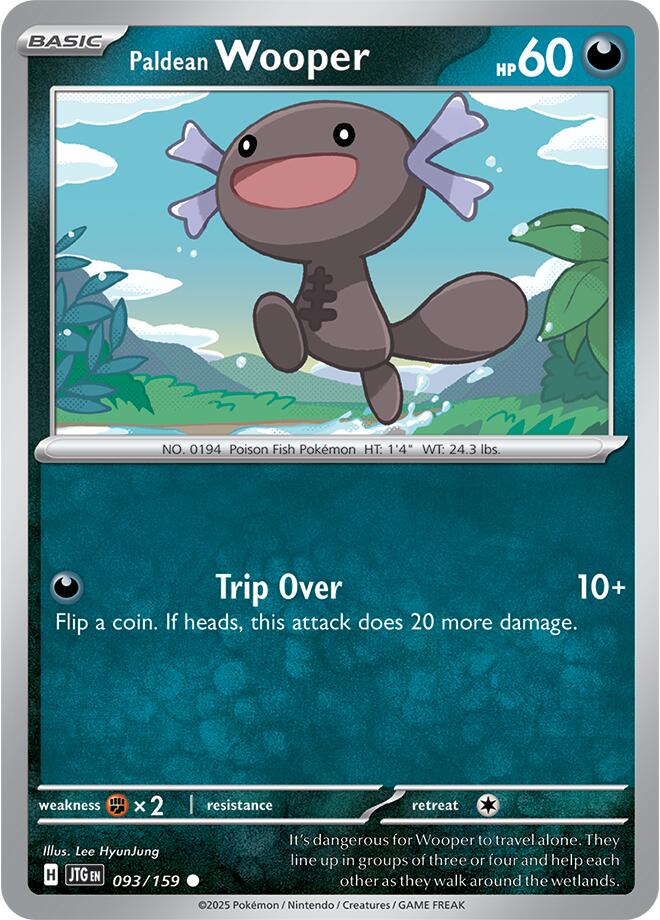 Paldean Wooper (093/159) [Scarlet & Violet: Journey Together] | L.A. Mood Comics and Games