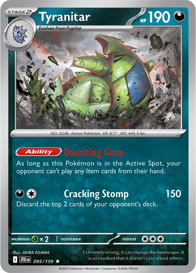 Tyranitar (095/159) [Scarlet & Violet: Journey Together] | L.A. Mood Comics and Games