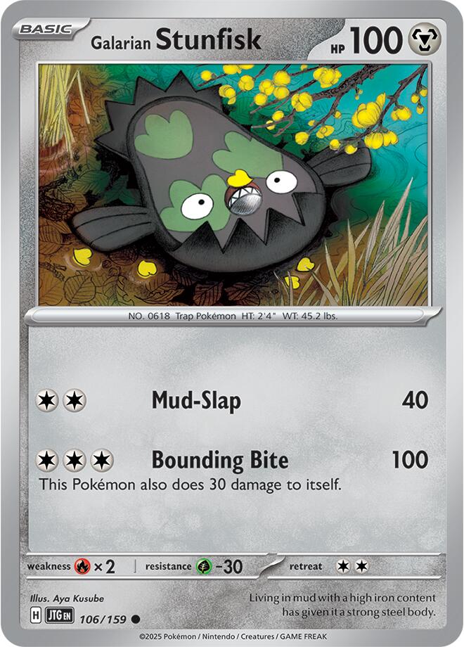 Galarian Stunfisk (106/159) [Scarlet & Violet: Journey Together] | L.A. Mood Comics and Games