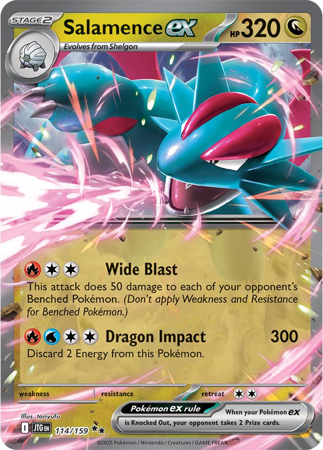 Salamence ex (114/159) [Scarlet & Violet: Journey Together] | L.A. Mood Comics and Games