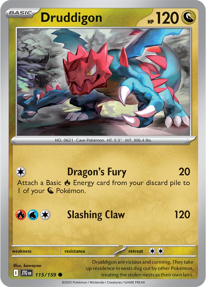 Druddigon (115/159) [Scarlet & Violet: Journey Together] | L.A. Mood Comics and Games