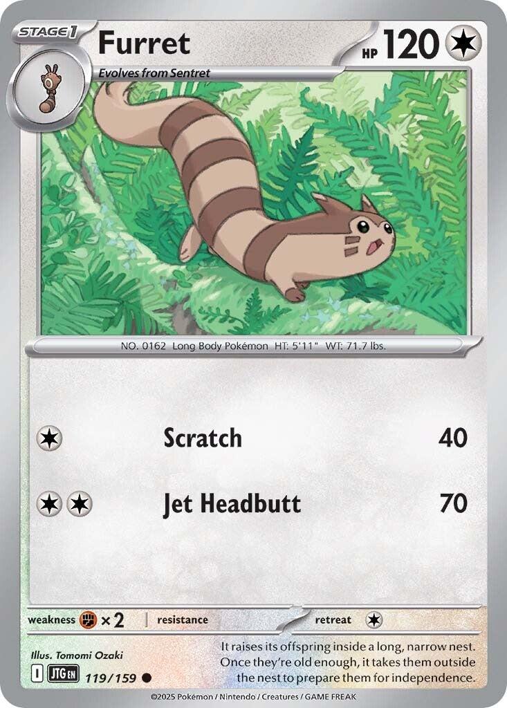 Furret (119/159) [Scarlet & Violet: Journey Together] | L.A. Mood Comics and Games