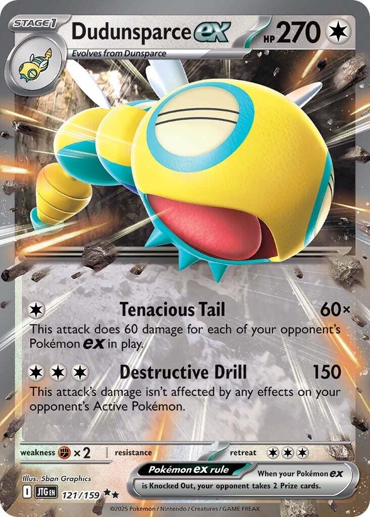 Dudunsparce ex (121/159) [Scarlet & Violet: Journey Together] | L.A. Mood Comics and Games