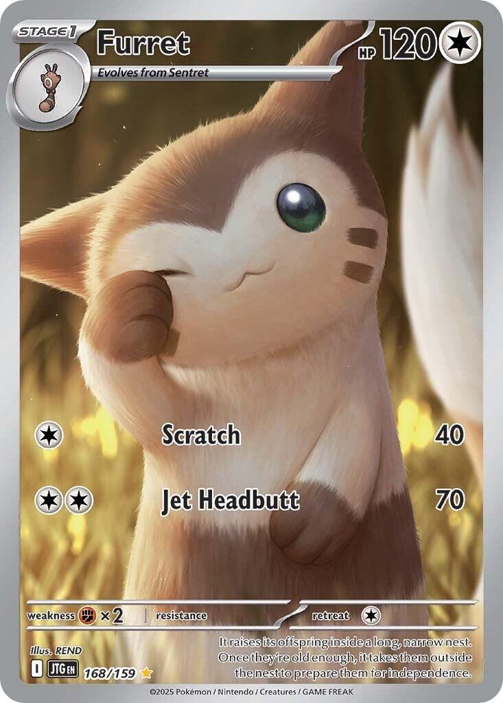 Furret (168/159) [Scarlet & Violet: Journey Together] | L.A. Mood Comics and Games