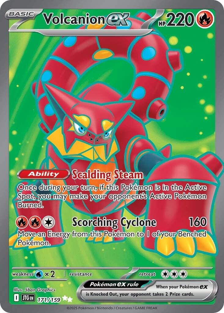 Volcanion ex (171/159) [Scarlet & Violet: Journey Together] | L.A. Mood Comics and Games