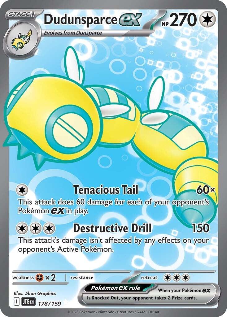 Dudunsparce ex (178/159) [Scarlet & Violet: Journey Together] | L.A. Mood Comics and Games
