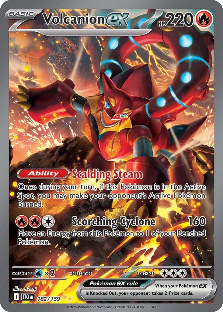 Volcanion ex (182/159) [Scarlet & Violet: Journey Together] | L.A. Mood Comics and Games