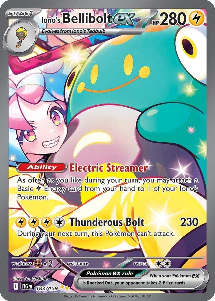 Iono's Bellibolt ex (183/159) [Scarlet & Violet: Journey Together] | L.A. Mood Comics and Games