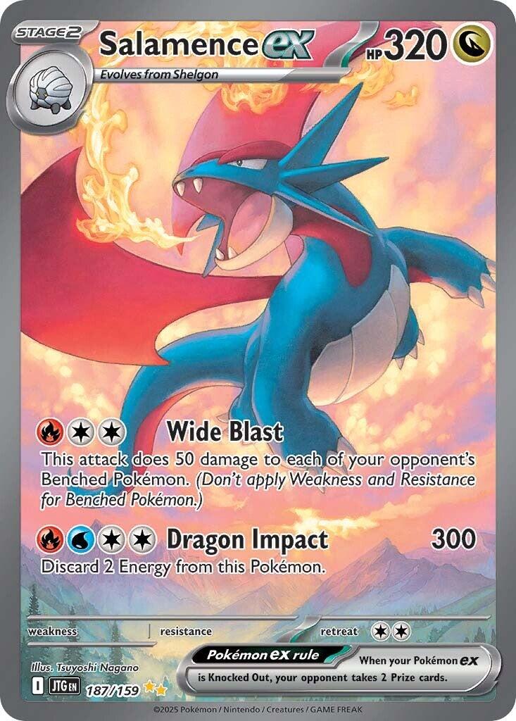 Salamence ex (187/159) [Scarlet & Violet: Journey Together] | L.A. Mood Comics and Games