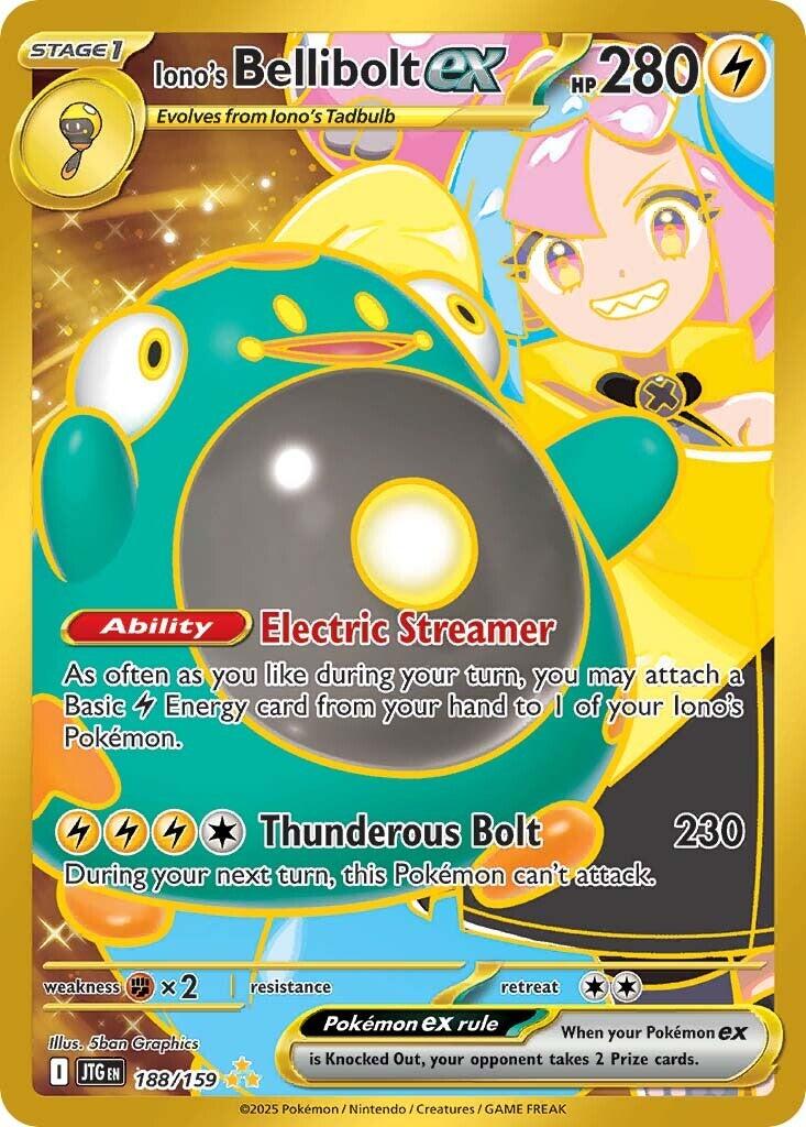 Iono's Bellibolt ex (188/159) [Scarlet & Violet: Journey Together] | L.A. Mood Comics and Games