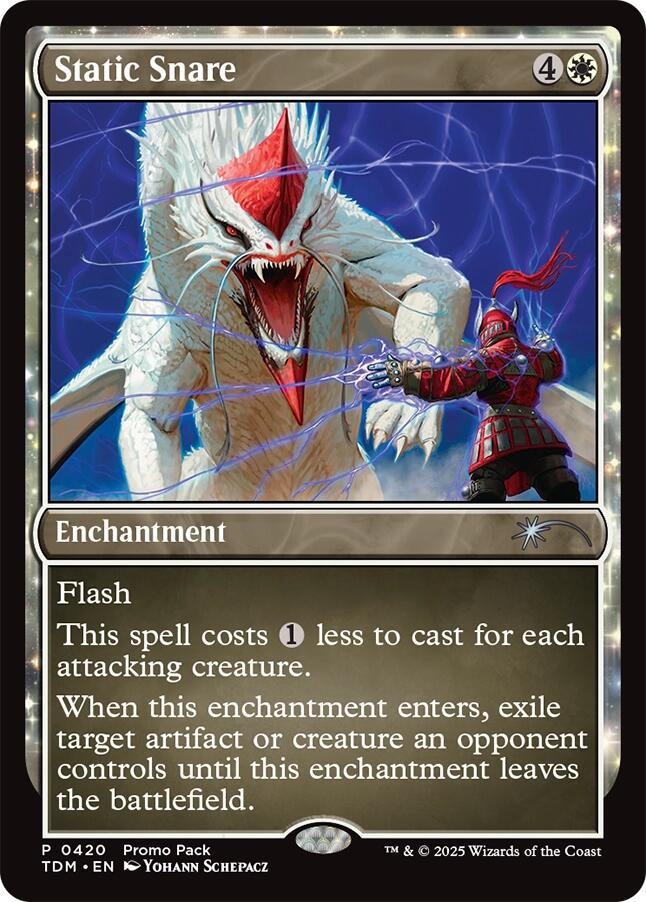 Static Snare [Tarkir: Dragonstorm Promos] | L.A. Mood Comics and Games
