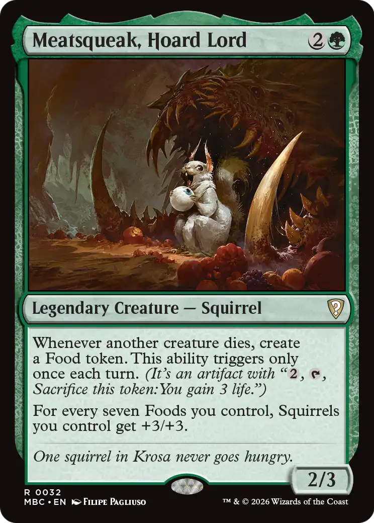 Meatsqueak, Hoard Lord [Mystery Booster: Commander Edition] | L.A. Mood Comics and Games