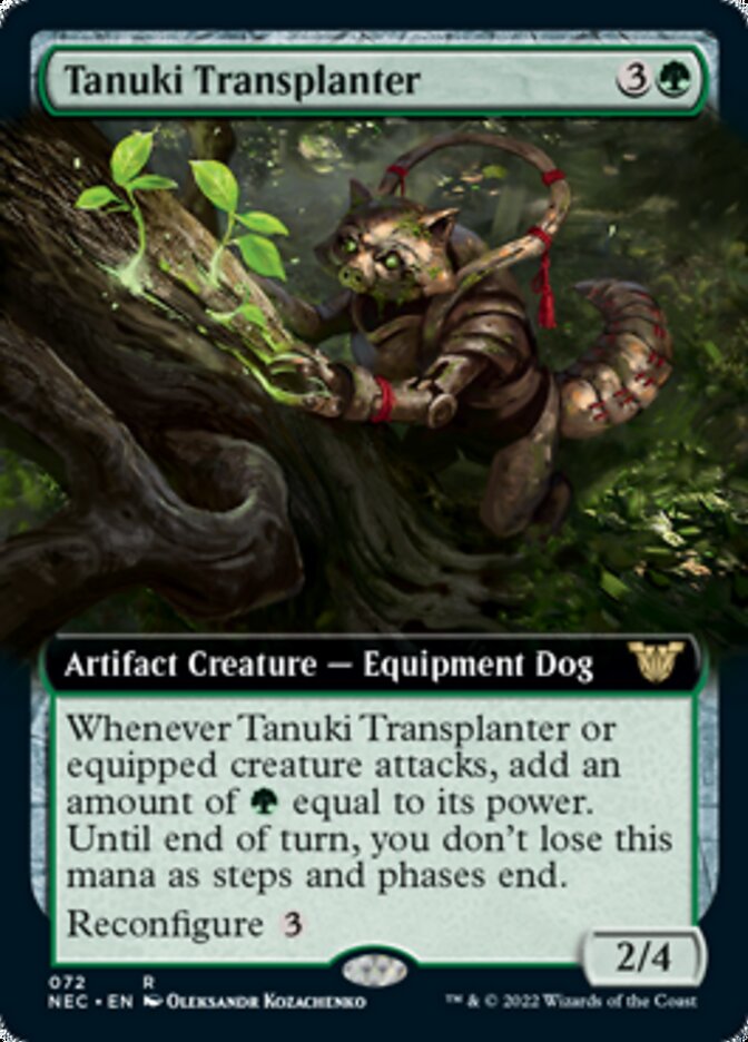 Tanuki Transplanter (Extended Art) [Kamigawa: Neon Dynasty Commander] | L.A. Mood Comics and Games