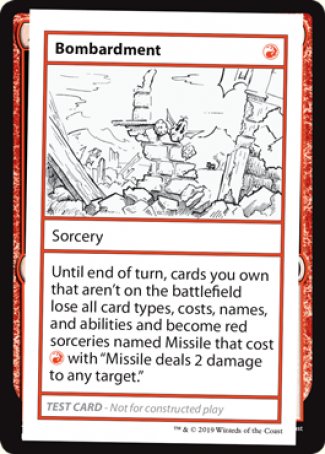 Bombardment (2021 Edition) [Mystery Booster Playtest Cards] | L.A. Mood Comics and Games