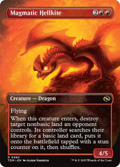 Magmatic Hellkite (Borderless) [Tarkir: Dragonstorm] | L.A. Mood Comics and Games