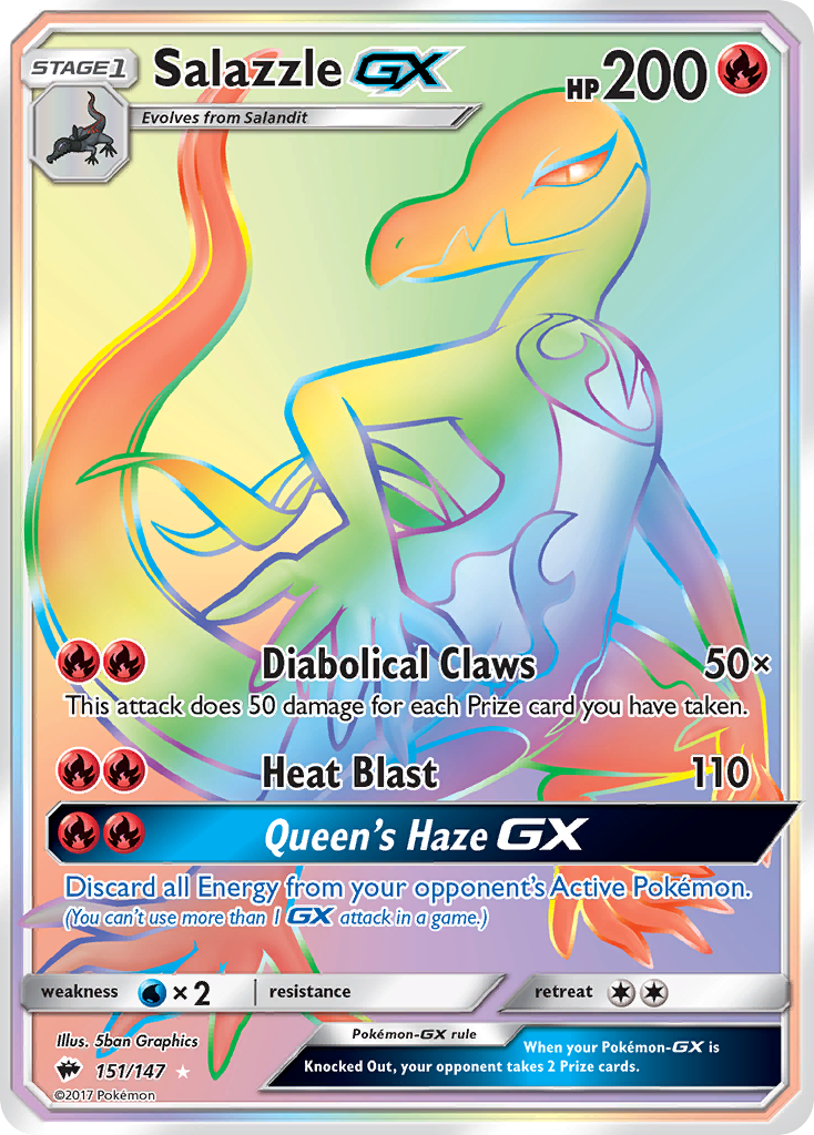 Salazzle GX (151/147) [Sun & Moon: Burning Shadows] | L.A. Mood Comics and Games