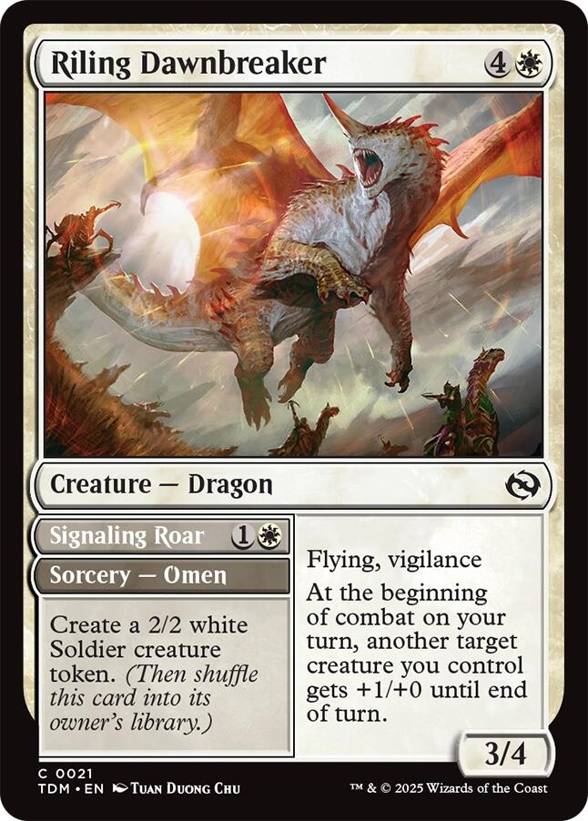 Riling Dawnbreaker [Tarkir: Dragonstorm] | L.A. Mood Comics and Games