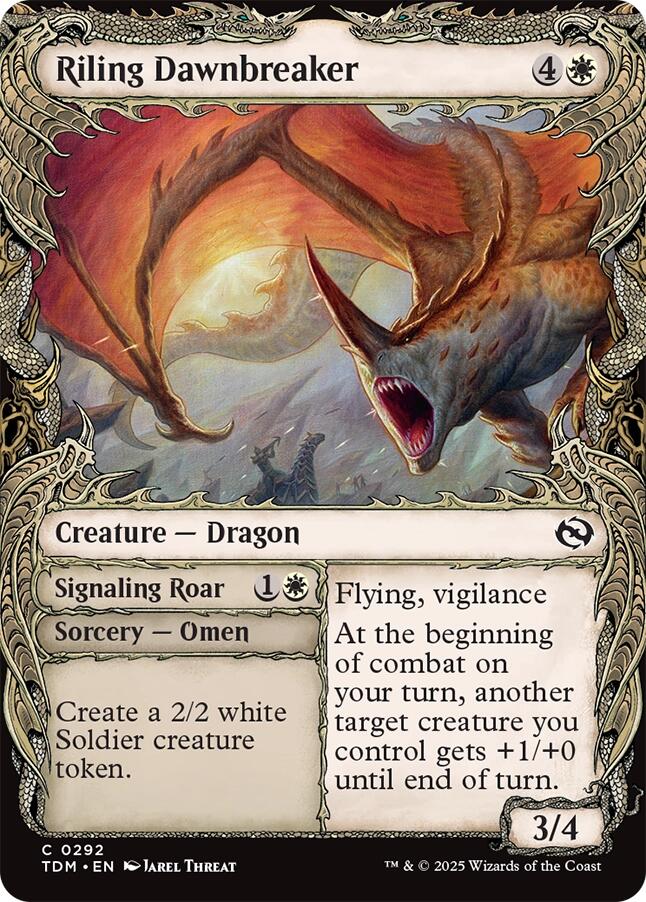 Riling Dawnbreaker (Showcase) [Tarkir: Dragonstorm] | L.A. Mood Comics and Games