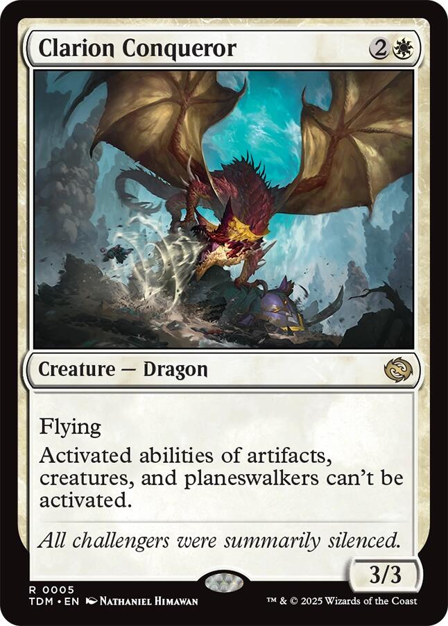 Clarion Conqueror [Tarkir: Dragonstorm] | L.A. Mood Comics and Games