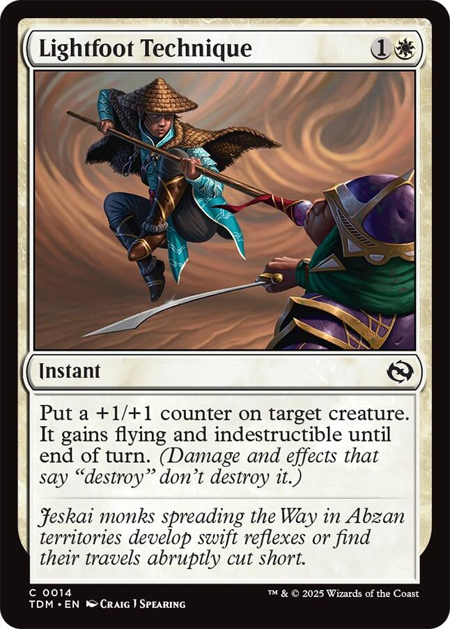 Lightfoot Technique [Tarkir: Dragonstorm] | L.A. Mood Comics and Games