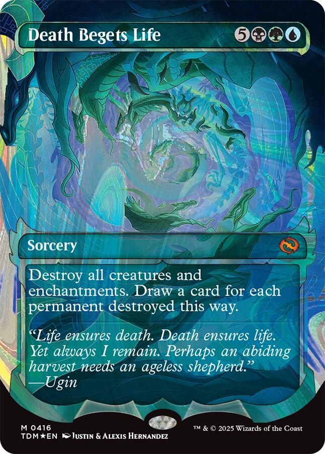 Death Begets Life (Showcase) (Halo Foil) [Tarkir: Dragonstorm] | L.A. Mood Comics and Games