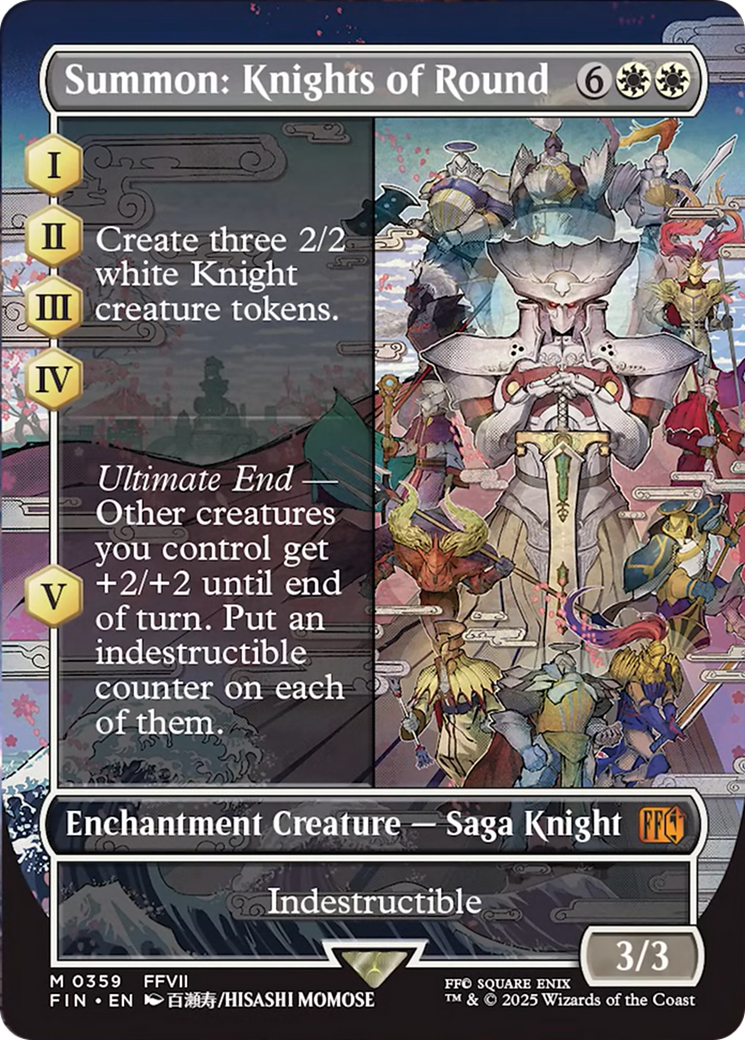 Summon: Knights of Round (Borderless) [FINAL FANTASY] | L.A. Mood Comics and Games