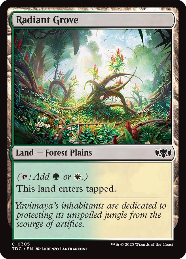 Radiant Grove [Tarkir: Dragonstorm Commander] | L.A. Mood Comics and Games