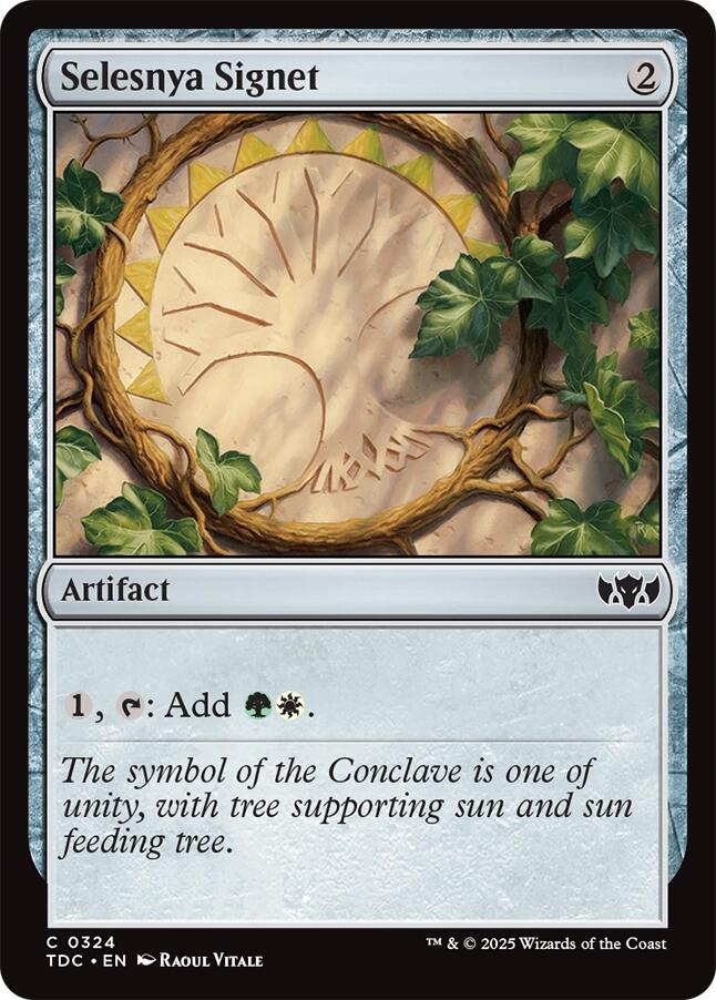 Selesnya Signet [Tarkir: Dragonstorm Commander] | L.A. Mood Comics and Games