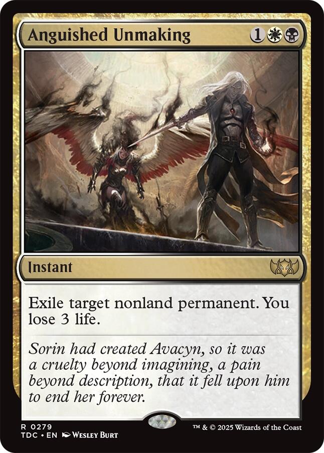 Anguished Unmaking [Tarkir: Dragonstorm Commander] | L.A. Mood Comics and Games
