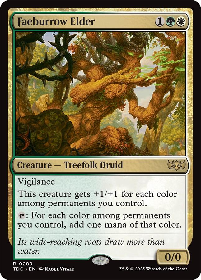 Faeburrow Elder [Tarkir: Dragonstorm Commander] | L.A. Mood Comics and Games