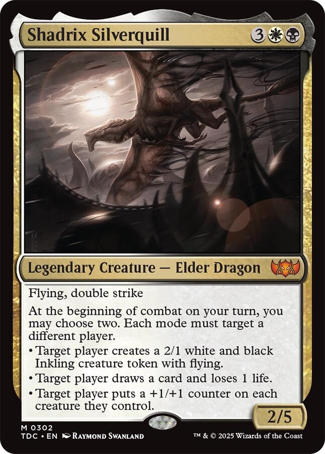 Shadrix Silverquill [Tarkir: Dragonstorm Commander] | L.A. Mood Comics and Games