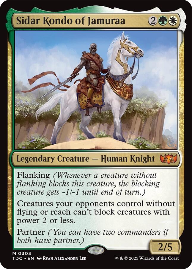 Sidar Kondo of Jamuraa [Tarkir: Dragonstorm Commander] | L.A. Mood Comics and Games