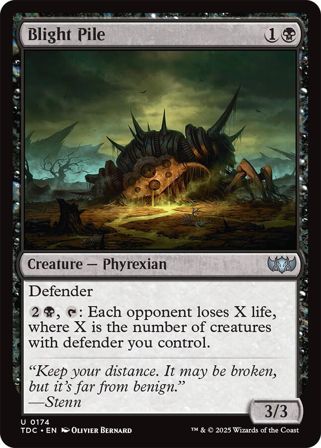 Blight Pile [Tarkir: Dragonstorm Commander] | L.A. Mood Comics and Games