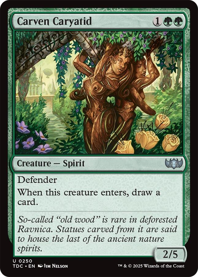 Carven Caryatid [Tarkir: Dragonstorm Commander] | L.A. Mood Comics and Games
