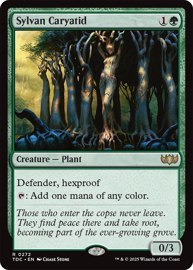 Sylvan Caryatid [Tarkir: Dragonstorm Commander] | L.A. Mood Comics and Games