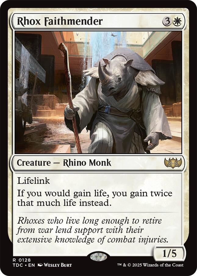 Rhox Faithmender [Tarkir: Dragonstorm Commander] | L.A. Mood Comics and Games