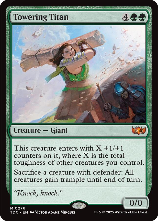Towering Titan [Tarkir: Dragonstorm Commander] | L.A. Mood Comics and Games
