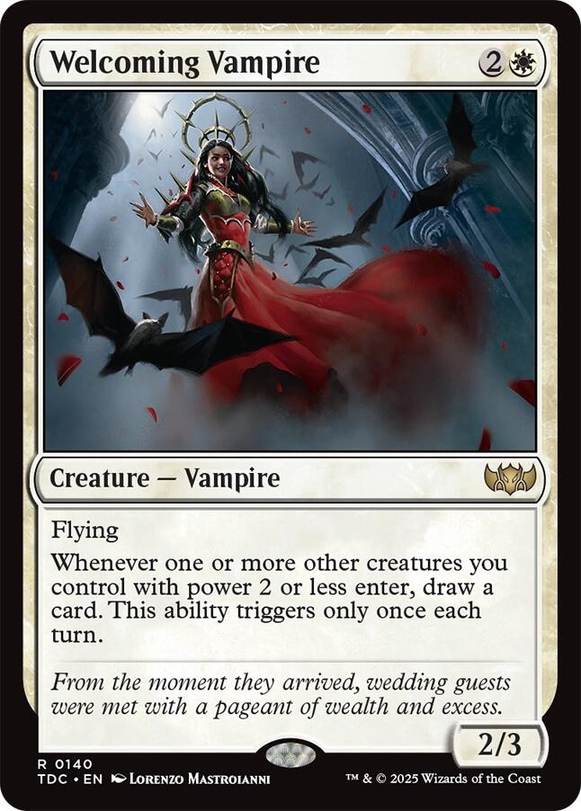 Welcoming Vampire [Tarkir: Dragonstorm Commander] | L.A. Mood Comics and Games