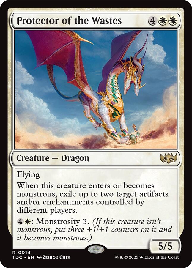Protector of the Wastes [Tarkir: Dragonstorm Commander] | L.A. Mood Comics and Games