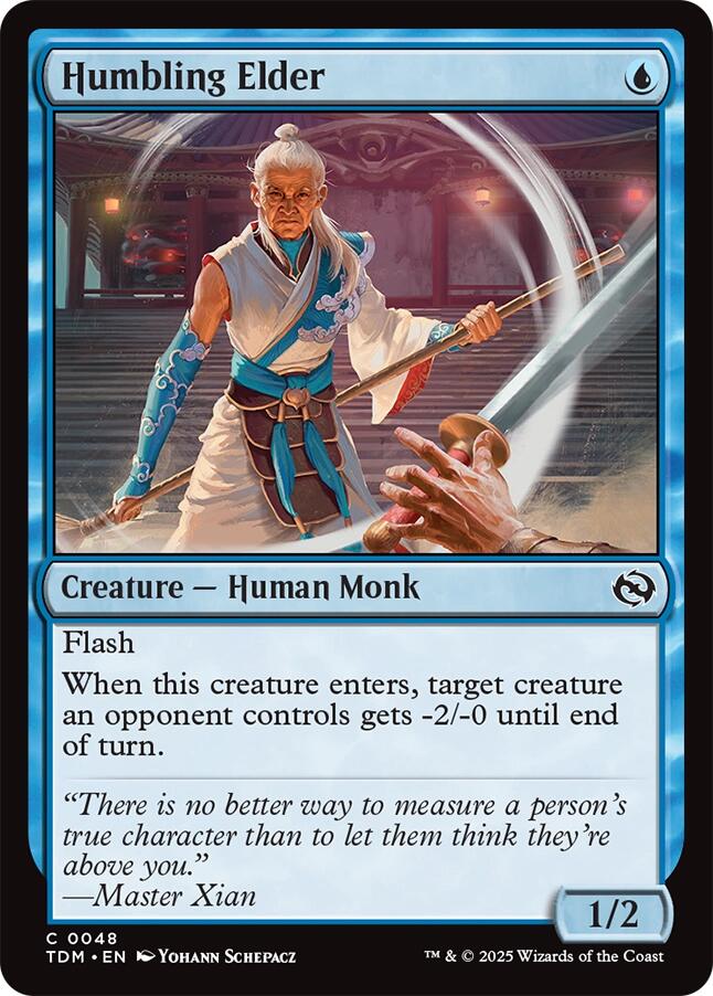 Humbling Elder [Tarkir: Dragonstorm] | L.A. Mood Comics and Games
