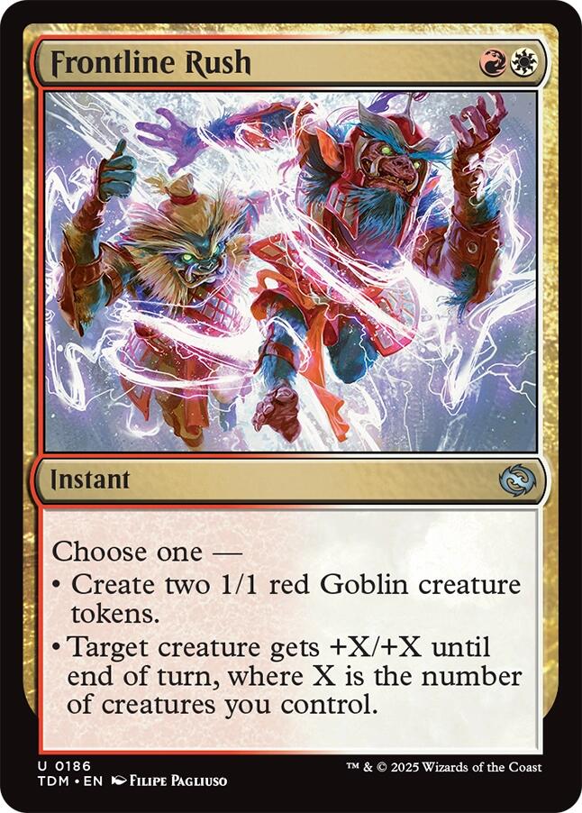 Frontline Rush [Tarkir: Dragonstorm] | L.A. Mood Comics and Games
