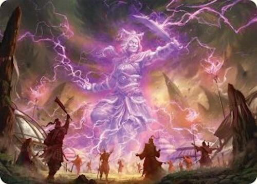 Smile at Death Art Card (4/54) [Tarkir: Dragonstorm Art Series] | L.A. Mood Comics and Games