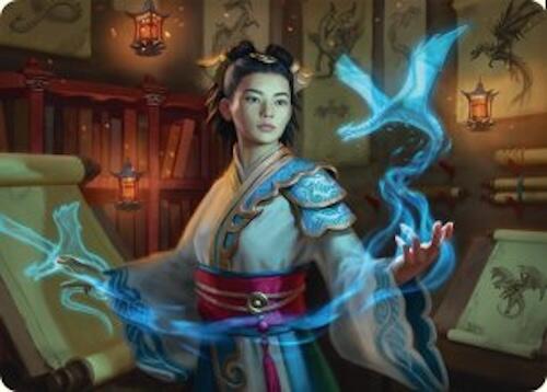 Dragonologist Art Card (6/54) [Tarkir: Dragonstorm Art Series] | L.A. Mood Comics and Games