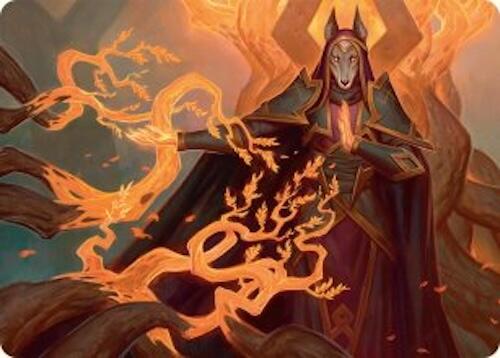 Abzan Devotee Art Card (10/54) [Tarkir: Dragonstorm Art Series] | L.A. Mood Comics and Games