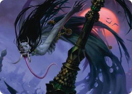 Qarsi Revenant Art Card (12/54) [Tarkir: Dragonstorm Art Series] | L.A. Mood Comics and Games