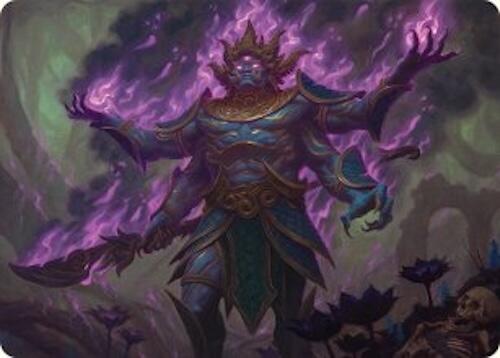 Rot-Curse Rakshasa Art Card (13/54) [Tarkir: Dragonstorm Art Series] | L.A. Mood Comics and Games