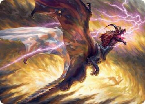 Stormscale Scion Art Card (17/54) [Tarkir: Dragonstorm Art Series] | L.A. Mood Comics and Games