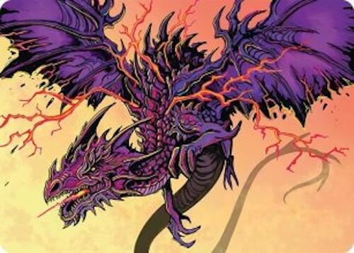 Stormshriek Feral Art Card (35/54) [Tarkir: Dragonstorm Art Series] | L.A. Mood Comics and Games